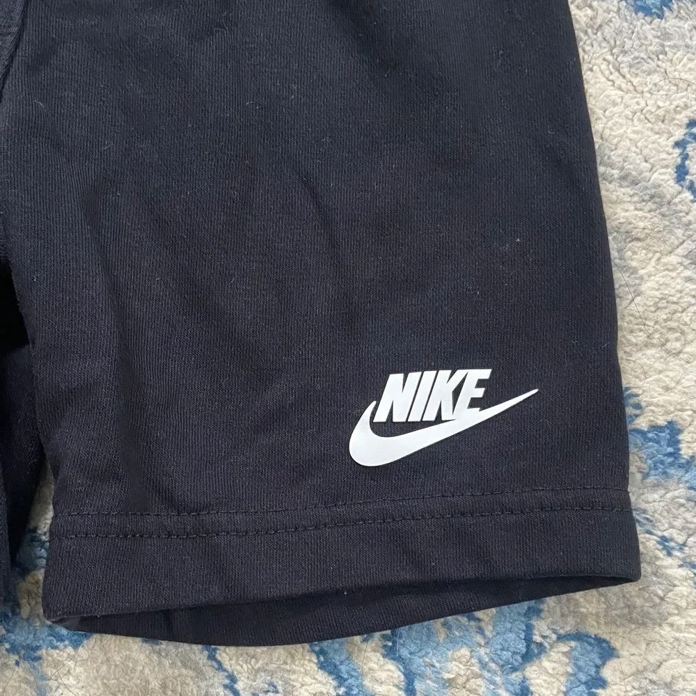 Nike Kids Navy Black Sweat Shorts